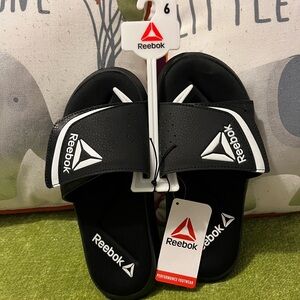 Reebok Black Performance Slides